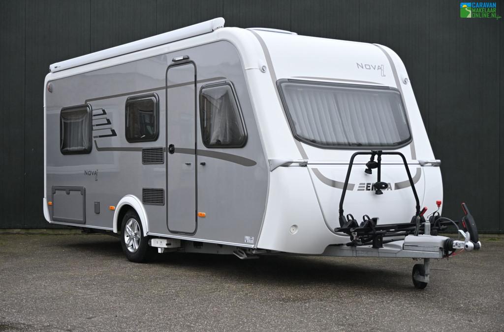 Eriba Nova Light 442 Mover|Fietsdragr|Cass.luifel|Enkbedden, Standaardzit, Kachel, Bedrijf, 5 tot 6 meter