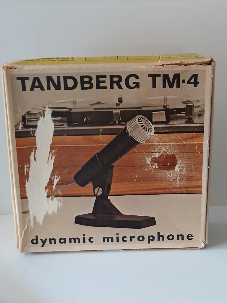 Vintage Tandberg  TM-4 Dynamische Microfoon, Muziek en Instrumenten, Microfoons, Ophalen of Verzenden, Gebruikt, Overige typen