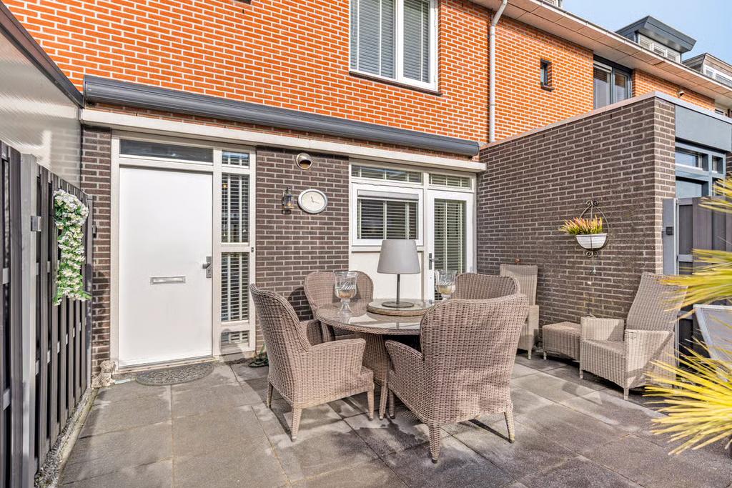 Tuinset Your Own Living met 4 stoelen tafel met glasplaat, Ophalen, 4 zitplaatsen, Gebruikt, Wicker