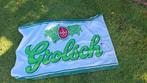 Grolsch vlag, Ophalen, Zo goed als nieuw, Reclamebord, Plaat of Schild, Grolsch