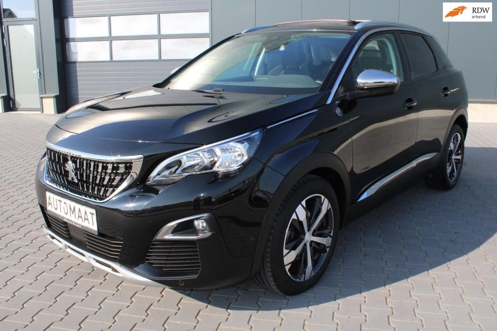 Peugeot 3008 1.6 THP Crossway Black Edition Schuifdak, Zwart, 4 cilinders, Zwart, Origineel Nederlands