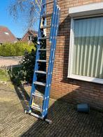 ladder altrex 3 x 10, Doe-het-zelf en Verbouw, Ophalen, Gebruikt, Ladder, Opvouwbaar of Inschuifbaar
