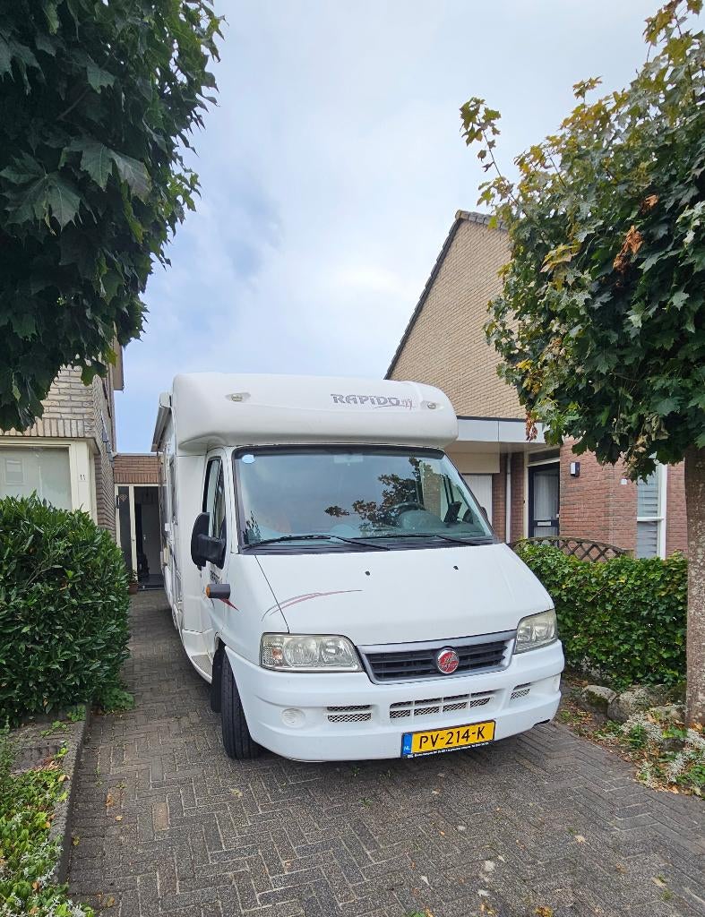 Te koop, Rapido camper 7087F, Caravans en Kamperen, Campers, Ringverwarming, Fiat, Gaslek-detector, Luifel
