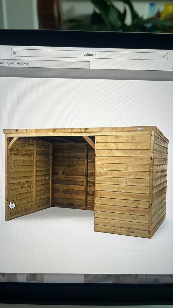 Schuilstal, schuur, fietsenhok, Stalling