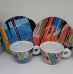 Illy Art Collection 2013 - Liu Wei - Espresso kop en schotel, Huis en Inrichting, Ophalen of Verzenden, Zo goed als nieuw, Overige stijlen