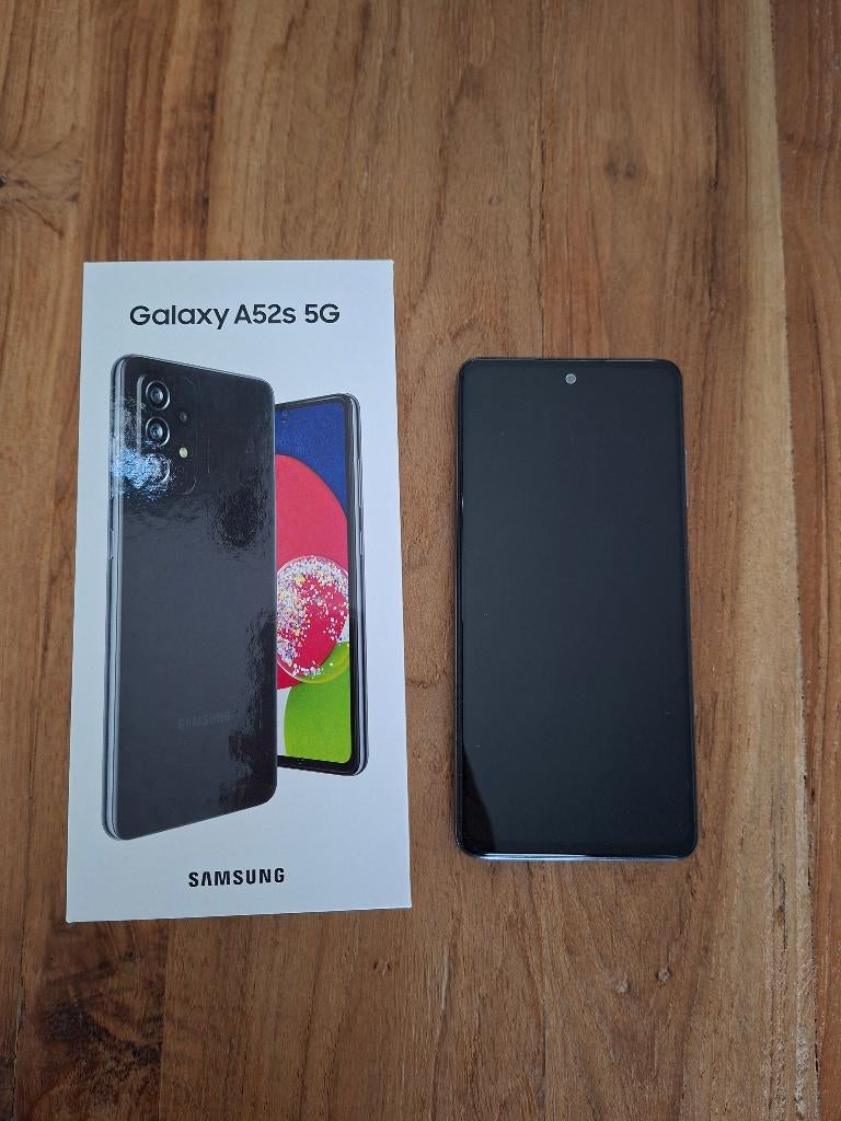 Samsung Galaxy A52s 256gb 5G, Telecommunicatie, Mobiele telefoons | Samsung, Ophalen, Zwart, Touchscreen, Zo goed als nieuw
