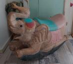 Houten schommelolifant, Ophalen, Gebruikt