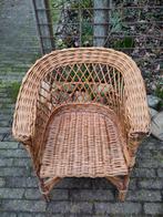 Rieten kinderstoeltje, Tuin en Terras, Tuinstoelen, Ophalen, Rotan