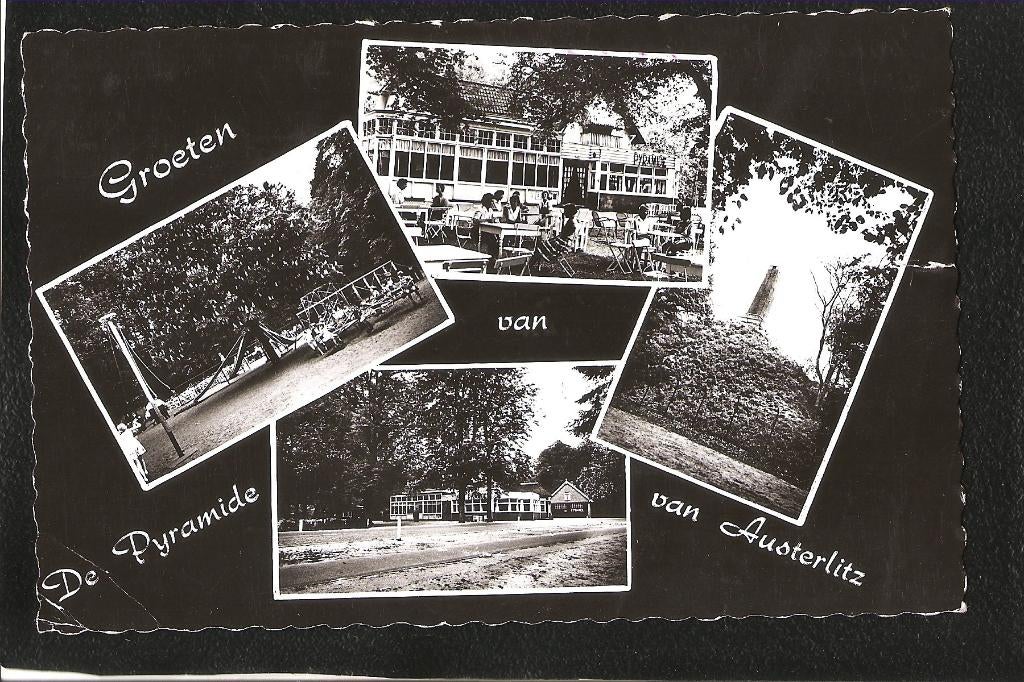 Woudenberg, Groeten van de Pyramide van Austerlitz, Verzamelen, Ansichtkaarten | Nederland, Ophalen of Verzenden, 1960 tot 1980
