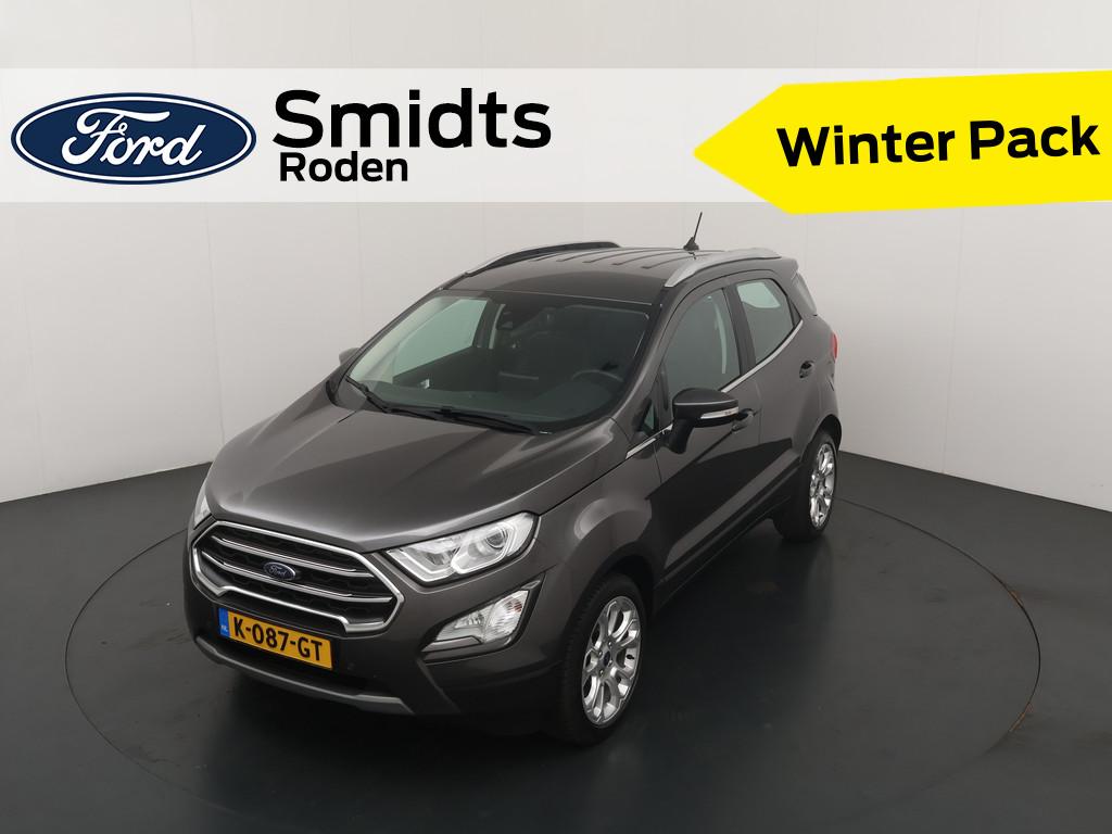 Ford EcoSport 125PK EcoBoost Titanium | Camera | B&O | Winte, 1272 kg, Gebruikt, Ecosport, Leder en Stof