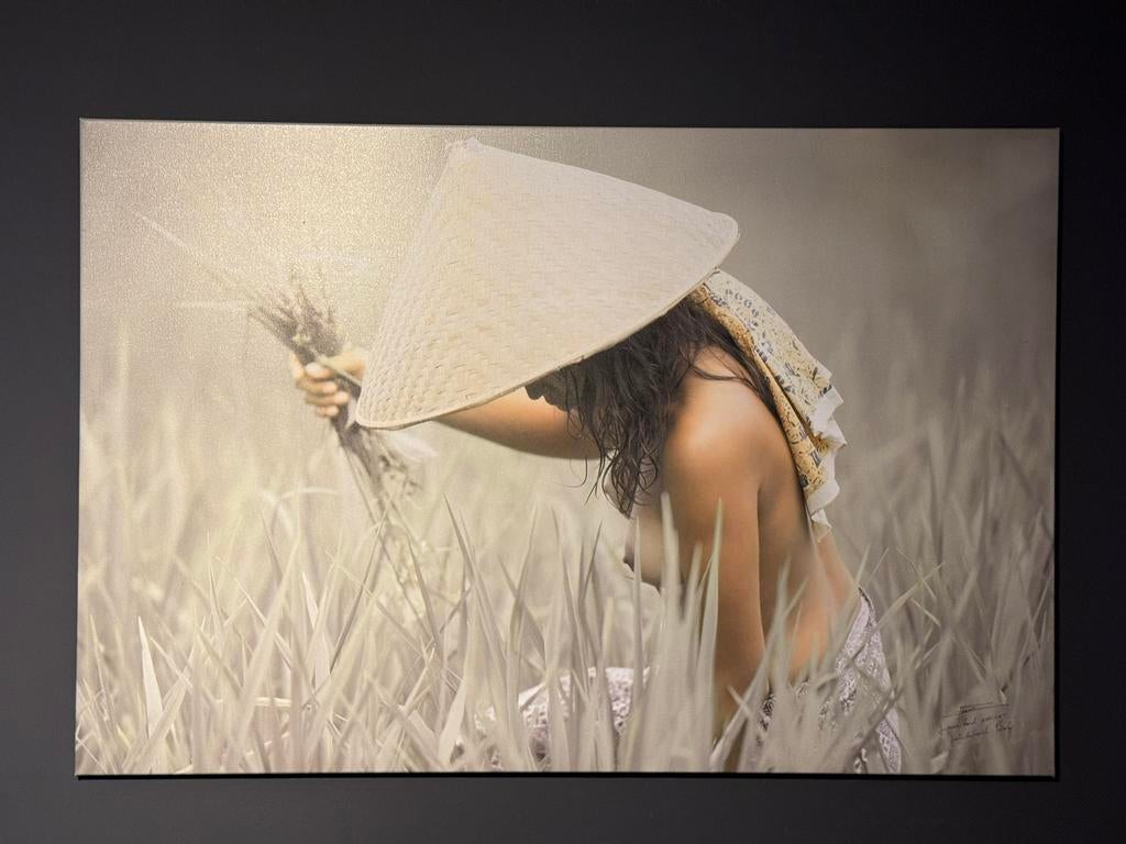 Portret Balinese vrouw op canvas Nacivet Art Photography, Huis en Inrichting, Woonaccessoires | Schilderijen, Tekeningen en Foto's