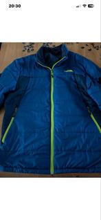 The North Face jas (XL) - Blauw met neon details (origineel), Kleding | Heren, Ophalen of Verzenden, Gedragen, Maat 52/54 (L)