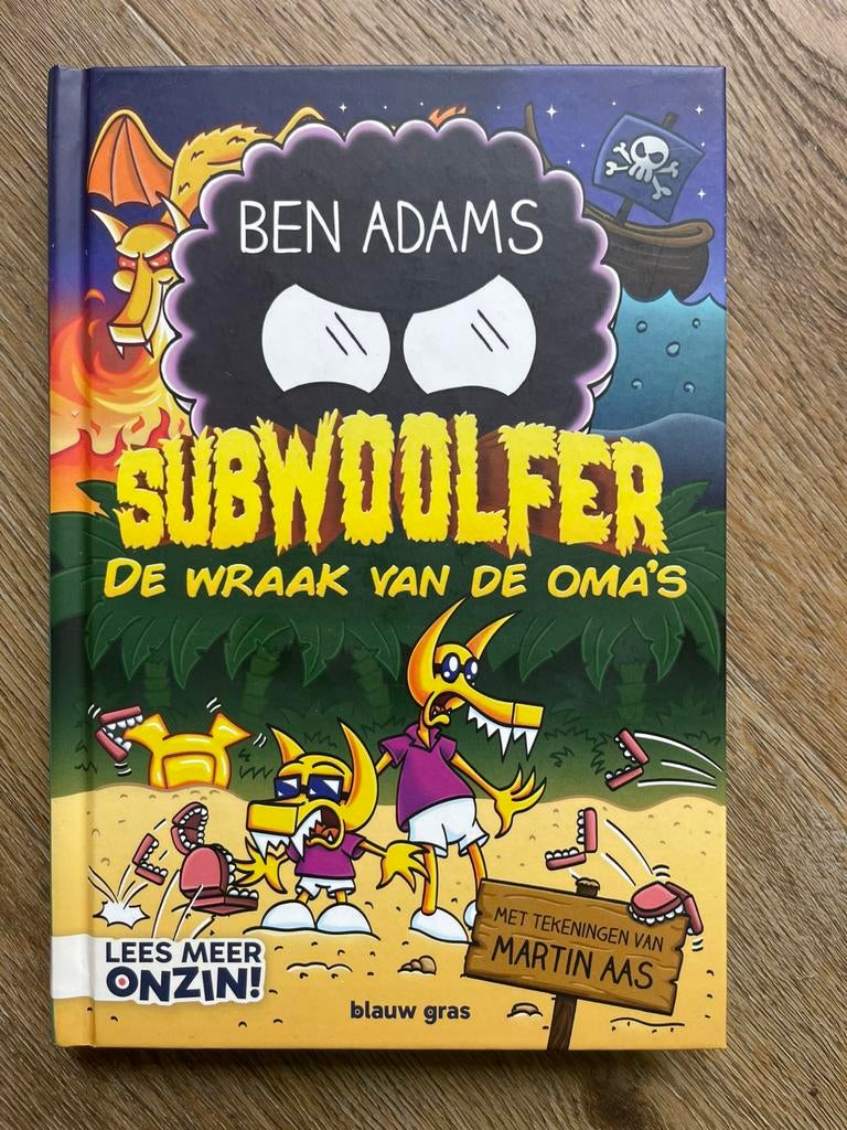 Subwoolfer 2 De wraak van de oma’s - Ben Adams, Boeken, Ophalen of Verzenden, Zo goed als nieuw, Fictie