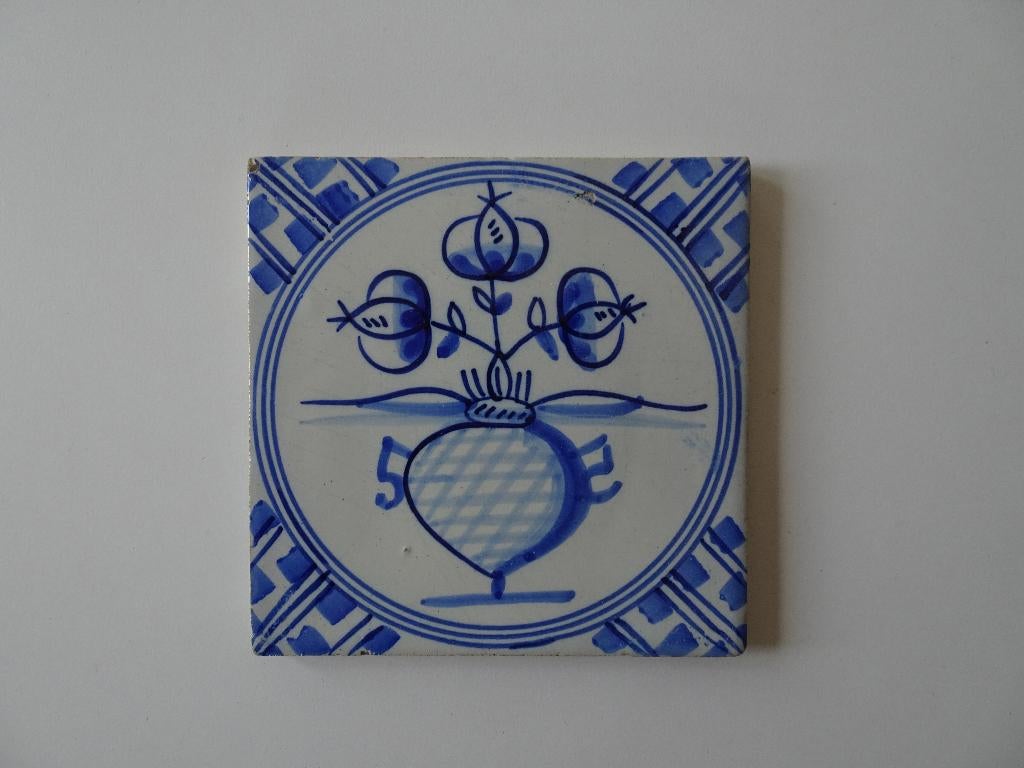 Delftse tegel Delfts blauw wit, Ophalen of Verzenden