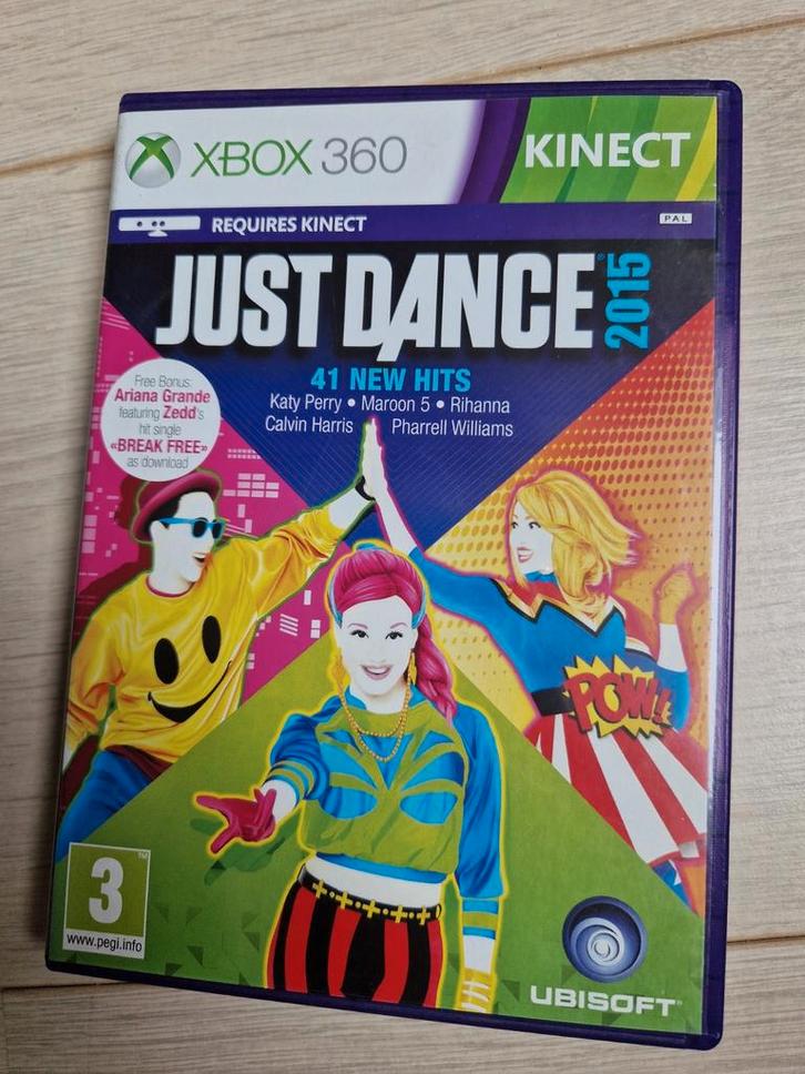 just dance 2015 kinect sensor xbox 360 game spel, Spelcomputers en Games, Games | Xbox 360, Zo goed als nieuw, Muziek, 3 spelers of meer