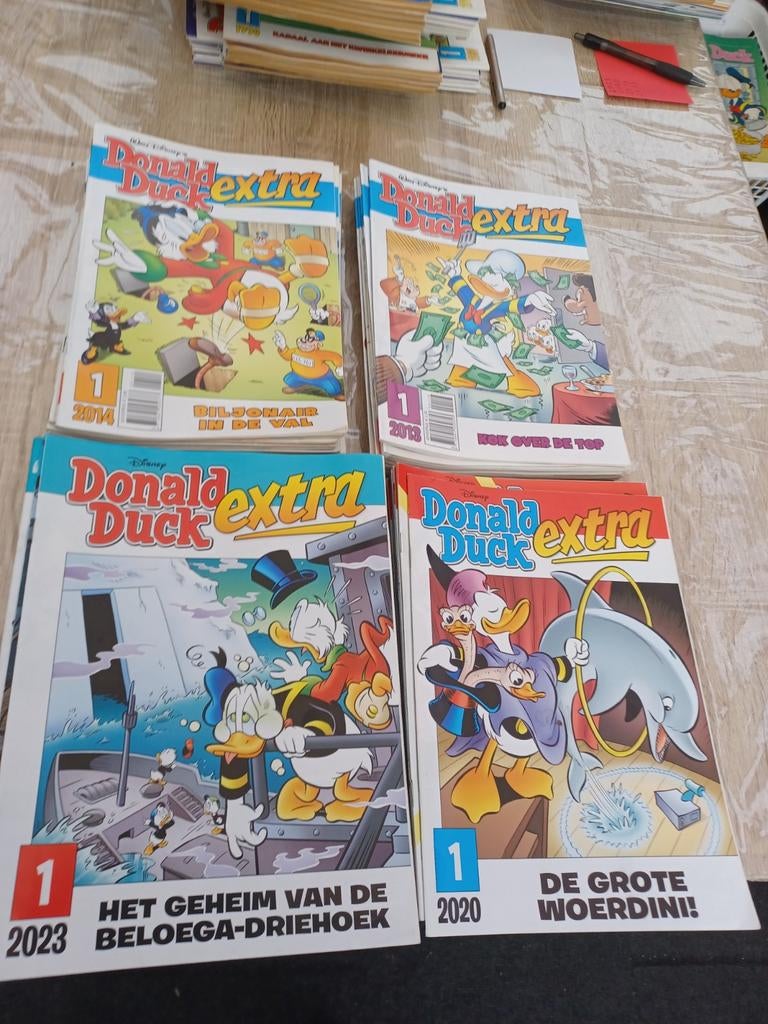 Donald duck extra jaargangen, Complete serie of reeks, Ophalen of Verzenden, Zo goed als nieuw