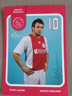 Miralem Sulejmani Ajax, origineel gesigneerd, Verzamelen, Verzenden, Zo goed als nieuw, Ajax, Spelerskaart