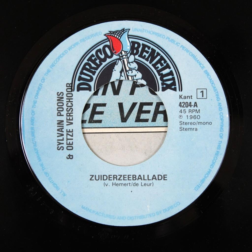 ZUIDERZEEBALLADE Sylvain en Oetze NL POP BALLAD HIT 1980, Verzenden, 7 inch, Single, Zo goed als nieuw