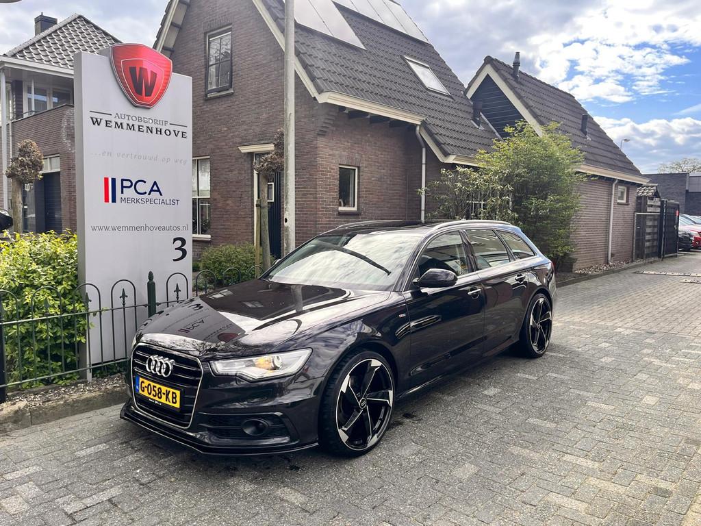 Audi A6 Avant 2.8 FSI Sport Edition (bj 2014, automaat), Auto's, Gebruikt, Zwart, 2773 cc, Zwart