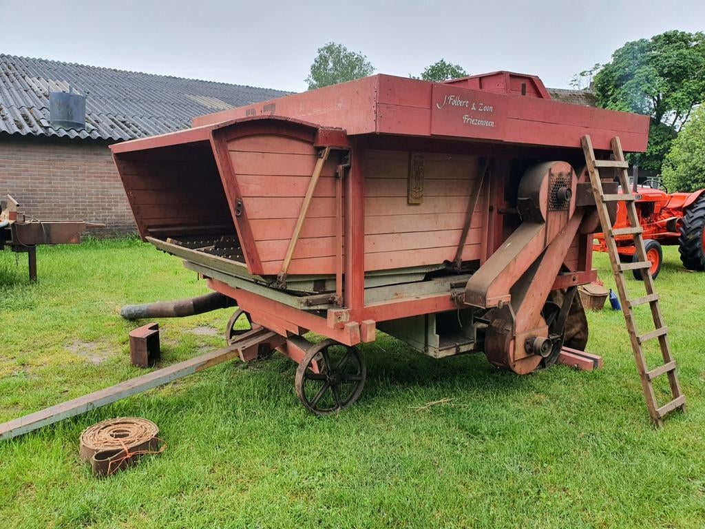 Ouderwetse dors machine nostalgie, Ophalen