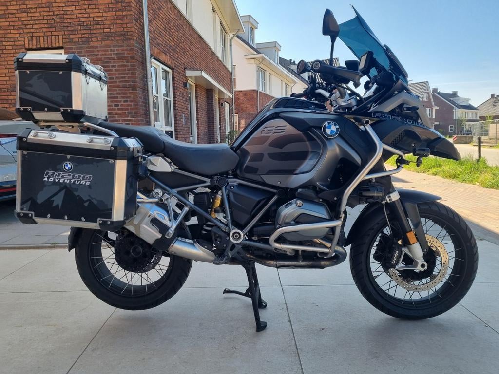 BMW R 1200 GS Triple Black + Orginele Kofferset, Motoren, 2 cilinders, Motorrijbewijs A, Particulier, Meer dan 35 kW