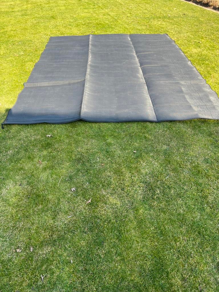 TravelLife Buitenmat voor caravan/voortent - Zwart, Ophalen of Verzenden, Zo goed als nieuw