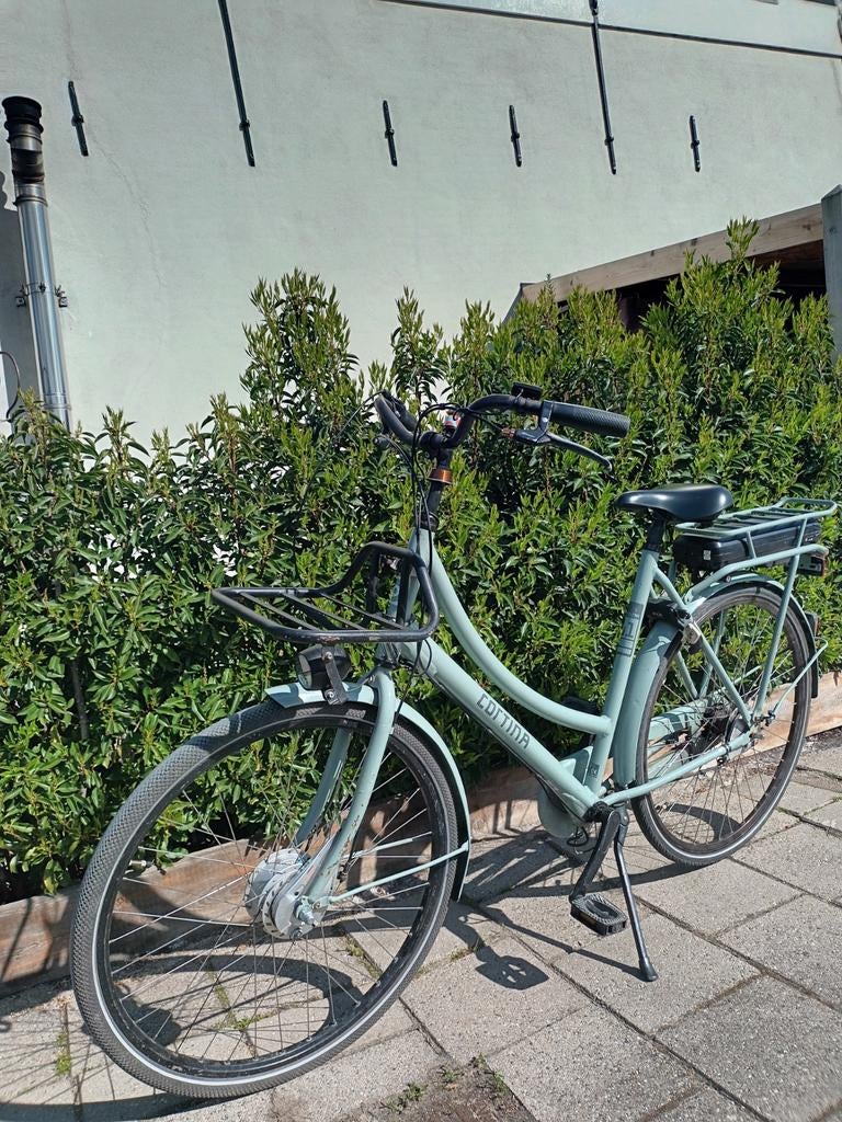 Cortina U1  E-Bike elektrische fiets met lader, Gebruikt, 47 tot 51 cm, 30 tot 50 km per accu, Ophalen