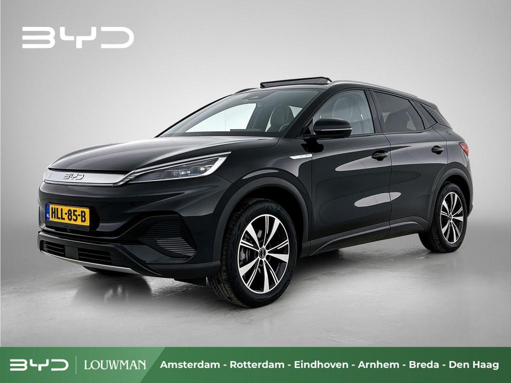BYD ATTO 3 Design 60 kWh | Zwart Leder | Facelift | Grootste, Auto's, BYD, Gebruikt, 38 min, Zwart, 204 pk