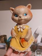 Vintage piepbeest kat, Ophalen of Verzenden, Gebruikt