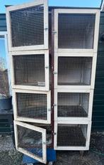 Konijnenflat 8 delig, Dieren en Toebehoren, 110 cm of meer, Ophalen of Verzenden, Zo goed als nieuw, 90 cm of meer