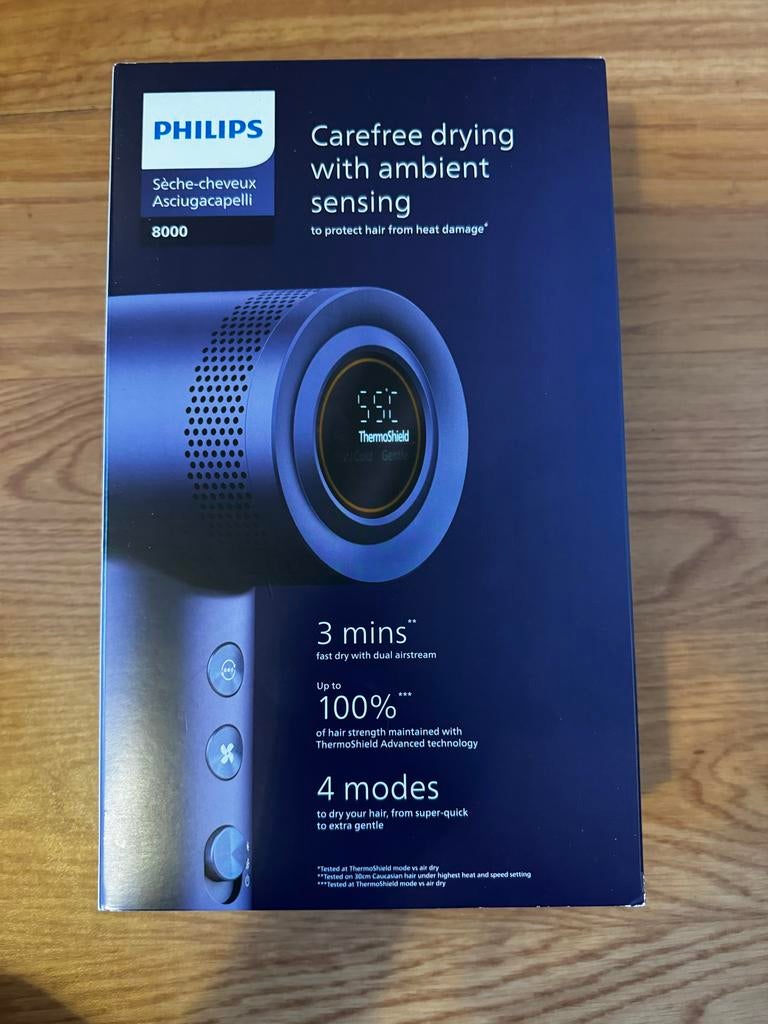 Philips Föhn 8000 Series, Ophalen of Verzenden, Nieuw, Haarverzorging
