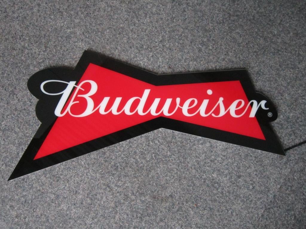 BUDWEISER BIER LED LICHTRECLAME, Ophalen, Zo goed als nieuw, Overige typen, Overige merken