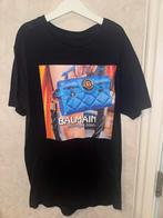 Zwart T-shirt met Balmain opdruk, Zwart, Ophalen of Verzenden, Korte mouw, Maat 34 (XS) of kleiner