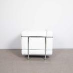 4x Cassina LC2 Fauteuil Wit Leer, Huis en Inrichting, Fauteuils, Niet ingevuld, Minder dan 75 cm, Niet ingevuld, Leer