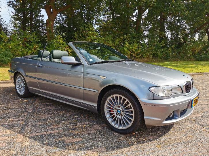 BMW 3-Serie 2.2 CI 320 Cabriolet 2005 Grijs, Auto's, BMW, Particulier, 3-Serie, ABS, Airconditioning, Boordcomputer, Centrale vergrendeling