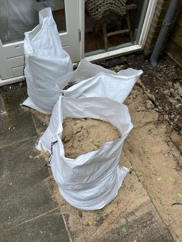Zakken zand, Tuin en Terras, Zand, Ophalen, Ophoogzand