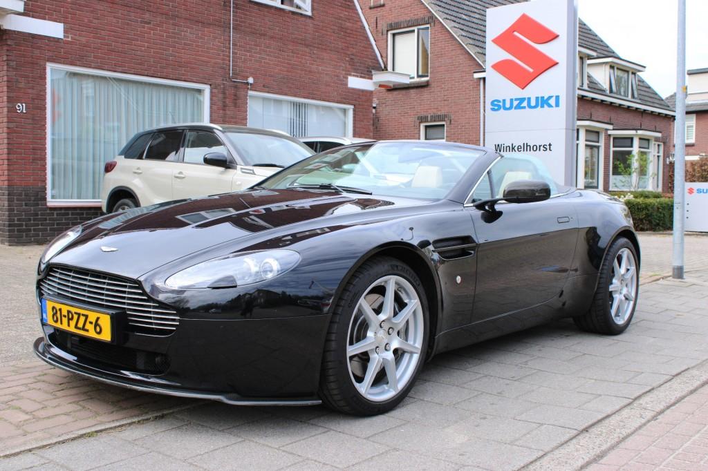 Aston martin VANTAGE 4.3 V8 SPORTSHIFT, Auto's, Aston Martin, Automaat, Gebruikt, Cabriolet, Zwart