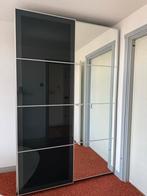 IKEA Pax kledingkast met schuifdeuren (spiegel/donker glas), Ophalen, Gebruikt, 100 tot 150 cm, 200 cm of meer
