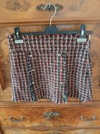 Zara rood/zwart/bruin/wit mini rok  S, Zara, Ophalen of Verzenden, Zo goed als nieuw, Maat 36 (S)