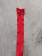Rode rits niet deelbaar 50 cm NIEUW, Hobby en Vrije tijd, Ophalen of Verzenden, Nieuw, Rits of Sluiting