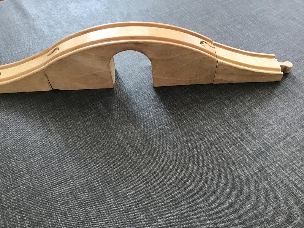 Houten spoorweg brug, Kinderen en Baby's, Speelgoed | Houten speelgoed, Ophalen, Zo goed als nieuw