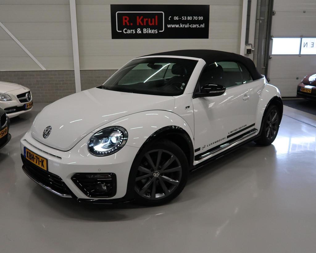 Volkswagen Beetle Cabriolet 1.4 TSI R-Line Limited Edition 0, Gebruikt, 4 stoelen, Wit, Leder