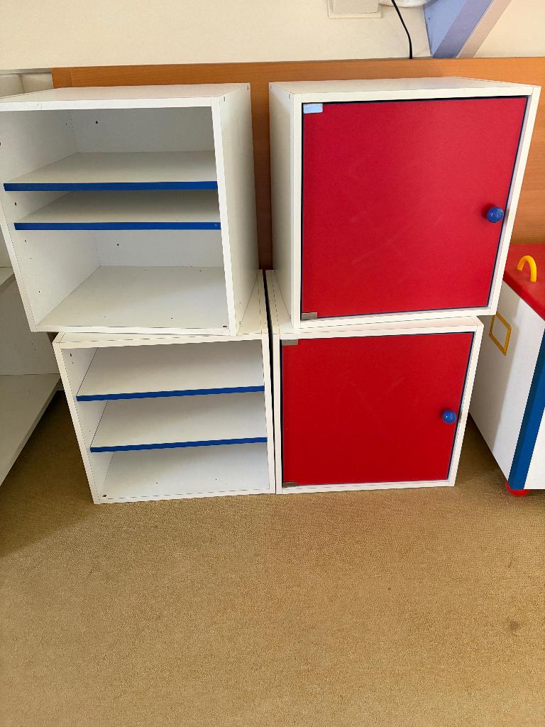 Ikea Kinder kastjes 4x kubus, Ophalen, Gebruikt, Overige typen