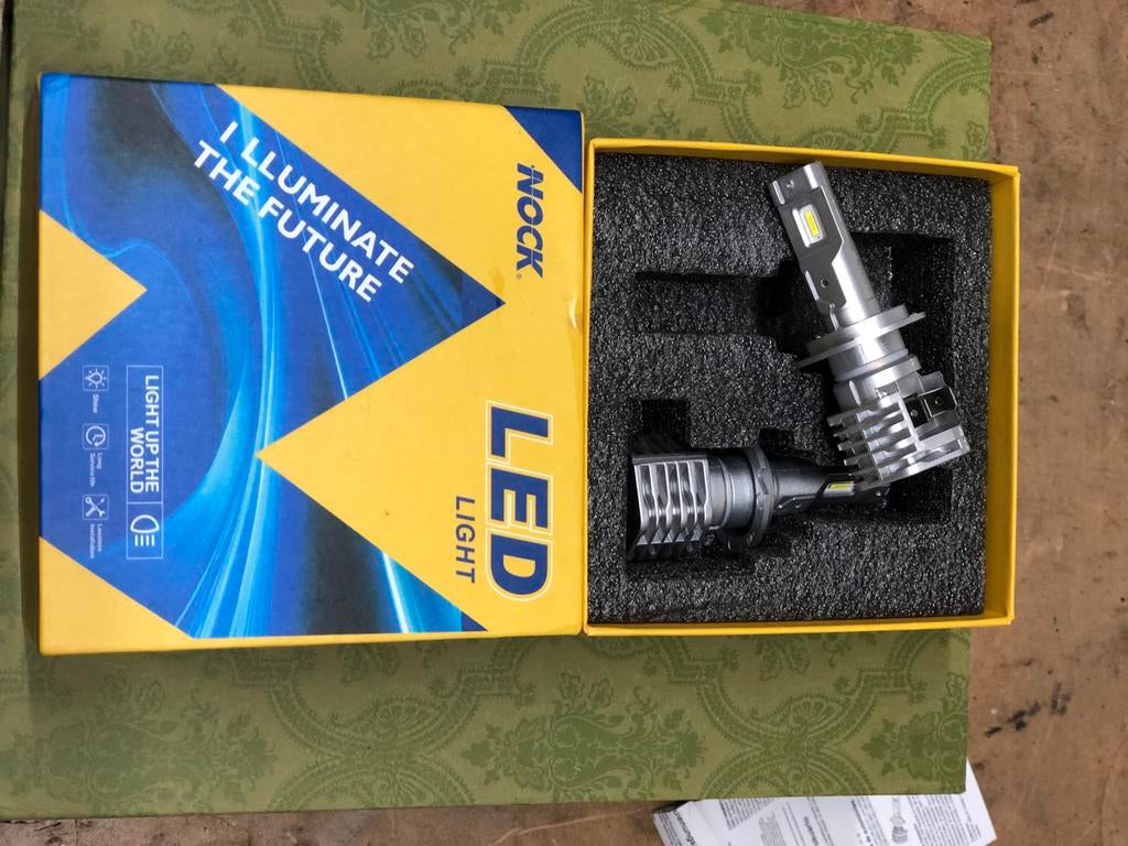 NOCK H7 LED Lampen - Helder Wit Licht voor Uw Auto, Ophalen, Buis of Buizen