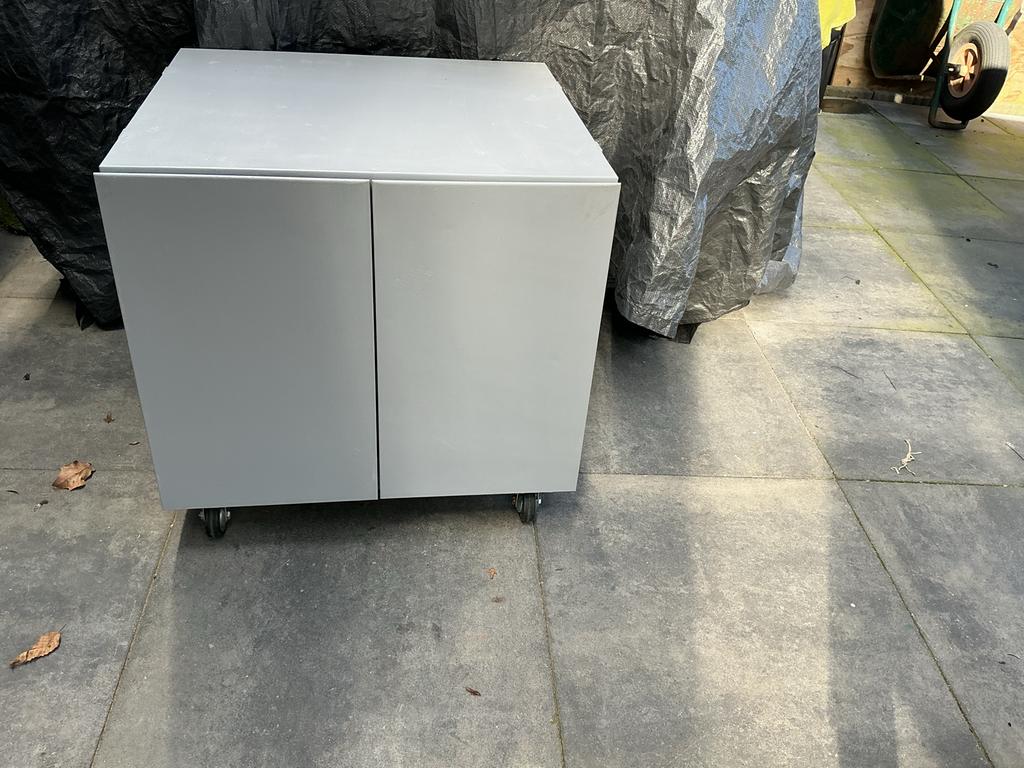 Stalen werkkast op wieltjes, Ophalen of Verzenden, Zo goed als nieuw