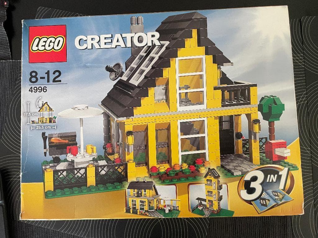 Lego 4996 Strandhuis 3 in 1, Kinderen en Baby's, Speelgoed | Duplo en Lego, Gebruikt, Lego, Compleet, Ophalen of Verzenden