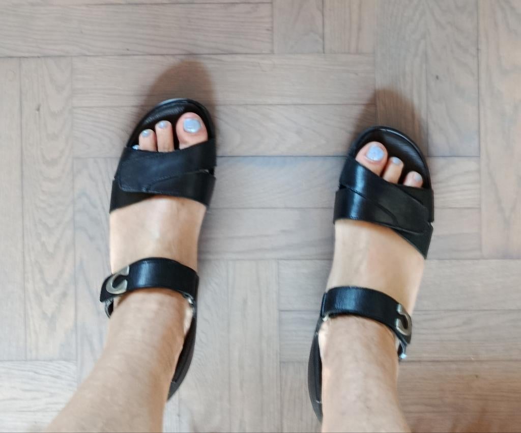 Wolky zwarte sandalen maat 39, Wolky, Zwart, Sandalen of Muiltjes, Ophalen of Verzenden