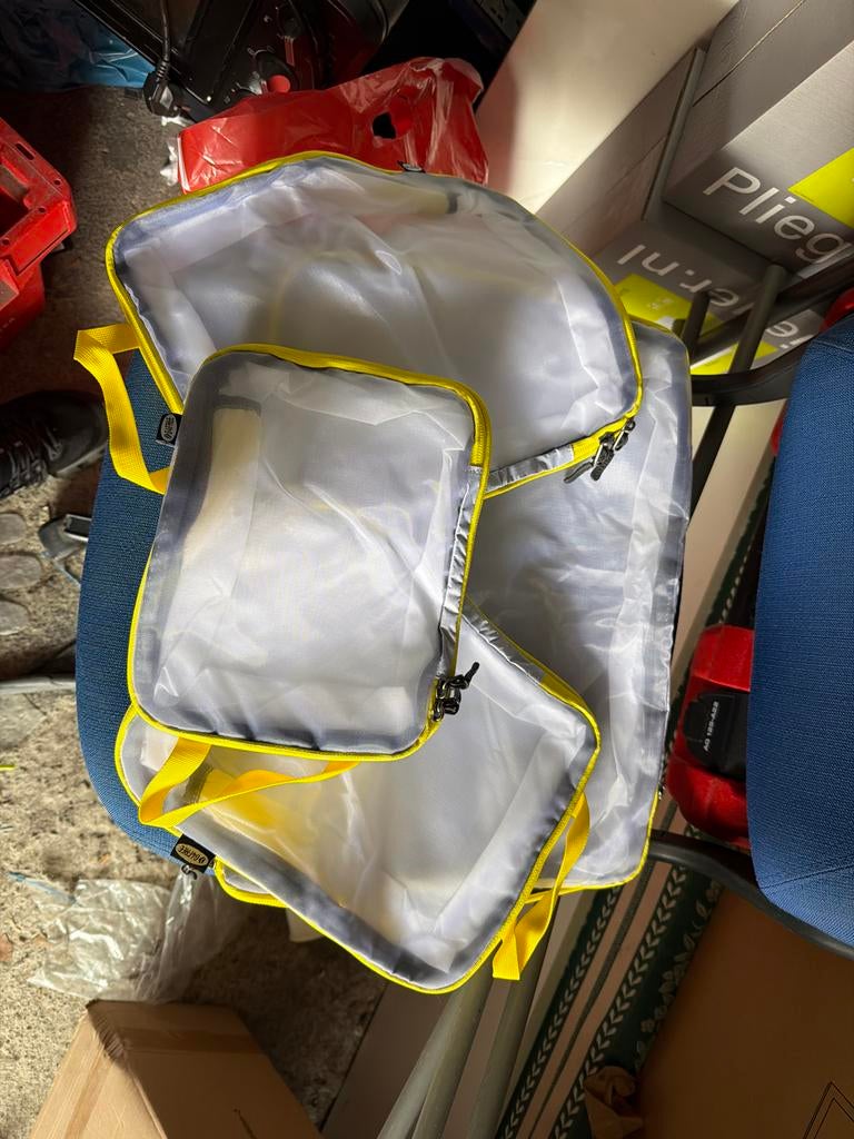 G4FREE packing cubes set, Ophalen of Verzenden, Gebruikt, Grijs