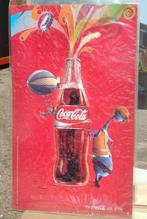 Coca cola bord wegwerker 30x50cm, Ophalen of Verzenden, Nieuw, Reclamebord
