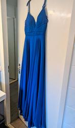 Prachtige blauwe galajurk - maat 40, Blauw, Zo goed als nieuw, Onder de knie, Ophalen